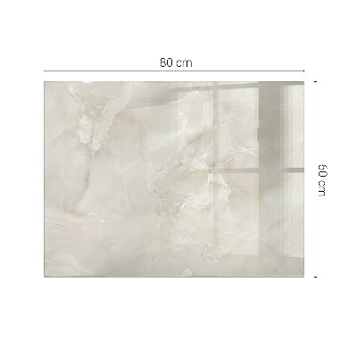 Rectangular glass to coffee table Marble graphic composition