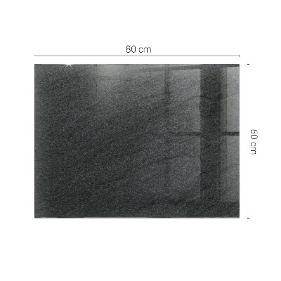 Rectangular tempered glass table top Stone texture motif