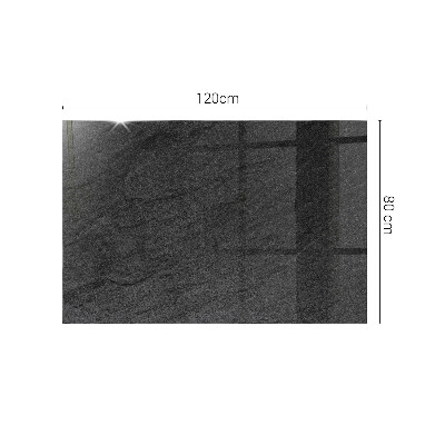Rectangular tempered glass table top Stone texture motif