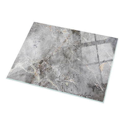 Rectangular glass to coffee table Stylish marble pattern