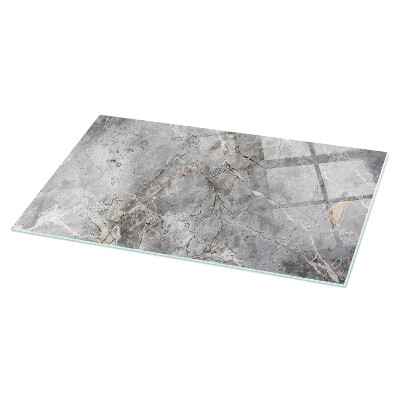 Rectangular glass to coffee table Stylish marble pattern