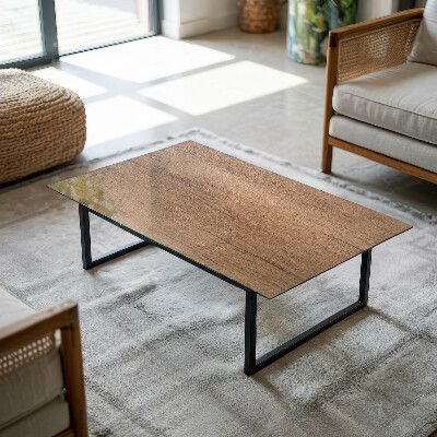 Rectangular tempered glass table top Marble graphic composition