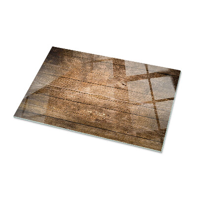 Rectangular glass to coffee table Ecological wood structure
