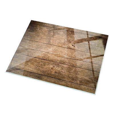 Rectangular glass to coffee table Ecological wood structure