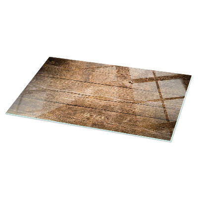 Rectangular glass to coffee table Ecological wood structure