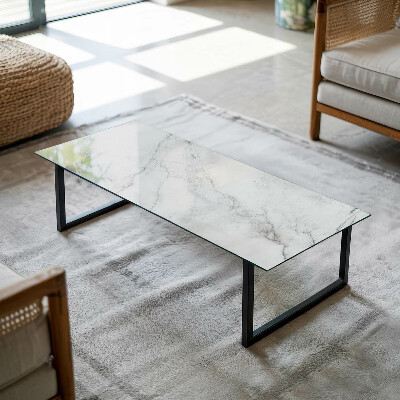 Rectangular top table Pattern imitating marble