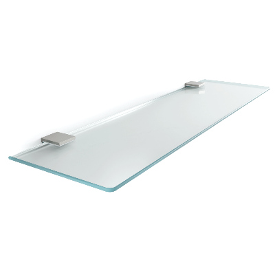 Glass bathroom shelf Semitransparent