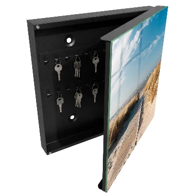 Peaceful beach Key box for wall