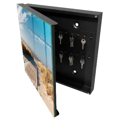 Peaceful beach Key box for wall