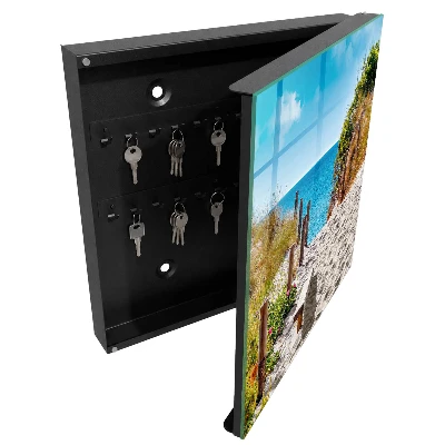 Coastal path wall mounted key box 