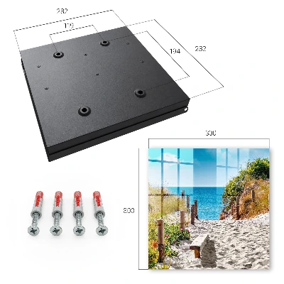 Coastal path wall mounted key box 