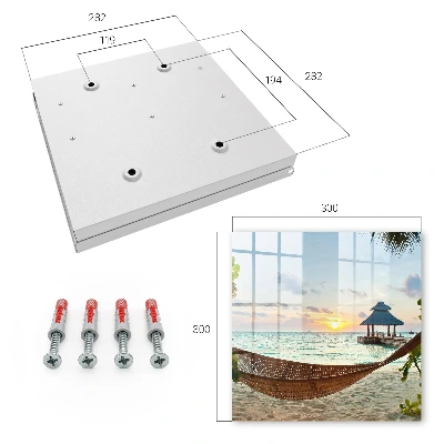 Beach relaxation Key cabinet