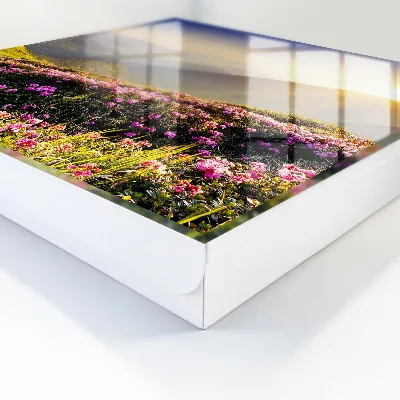 Mountain sunrise Key box for wall