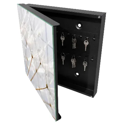 Wall-mounted key box with Lightness of nature design