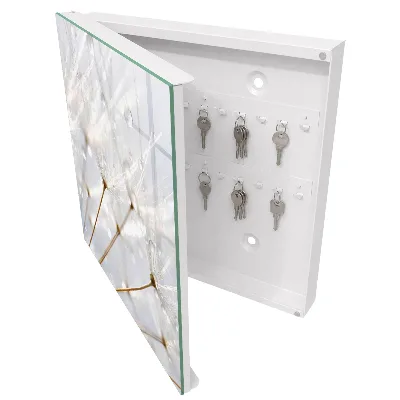 Wall-mounted key box with Lightness of nature design