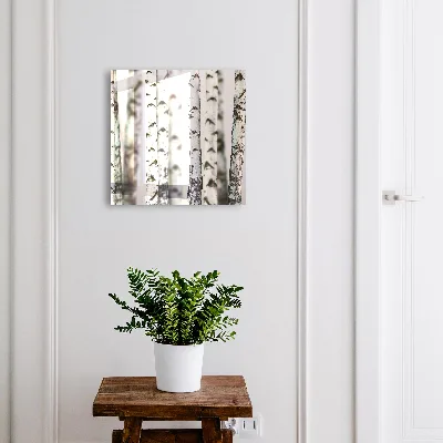 Birch trunks Key box for wall