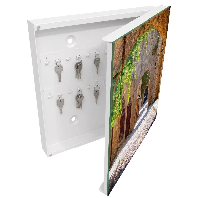 Cobblestone street Wall mounted key box