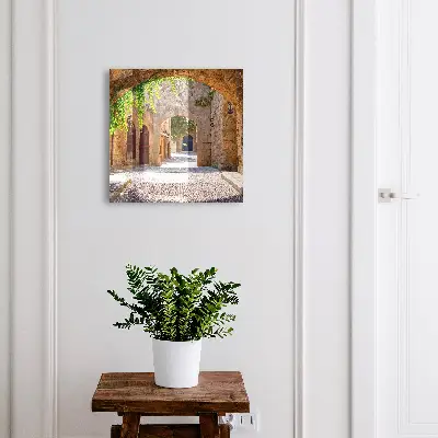 Cobblestone street Wall mounted key box