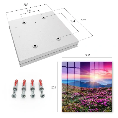 Mountain morning Key cabinet