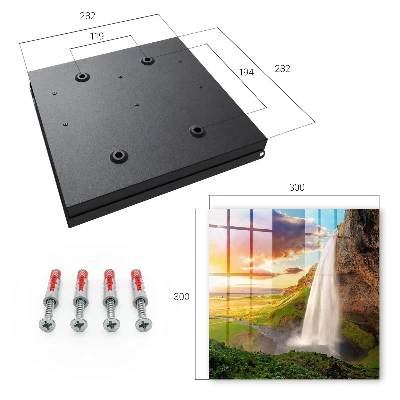 Stunning landscape Key box for wall