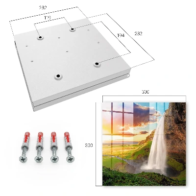 Stunning landscape Key box for wall