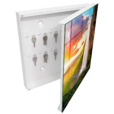 Wall-mounted key box stunning landscape design