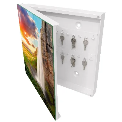 Wall-mounted key box stunning landscape design