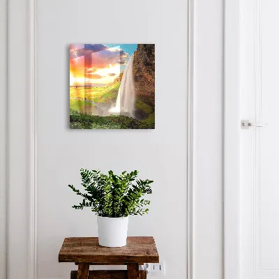 Wall-mounted key box stunning landscape design