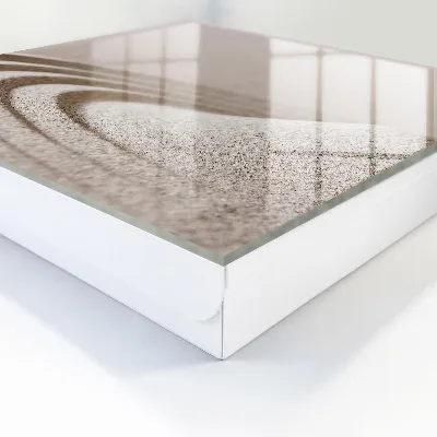 Zen garden wall mounted key box with a Zen garden design