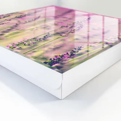 Purple garden Key box for wall