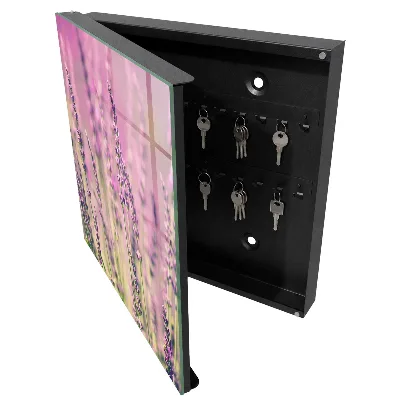 Purple garden Key box for wall