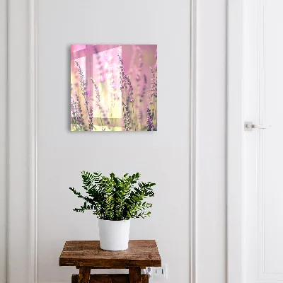 Purple garden Key box for wall