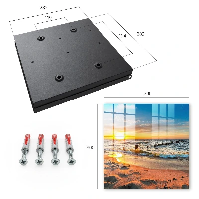 Sunset Key box for wall