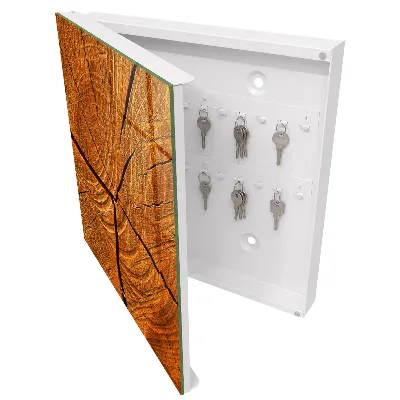 Wood grain Key box for wall