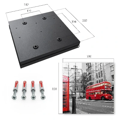 London contrast Wall mounted key box