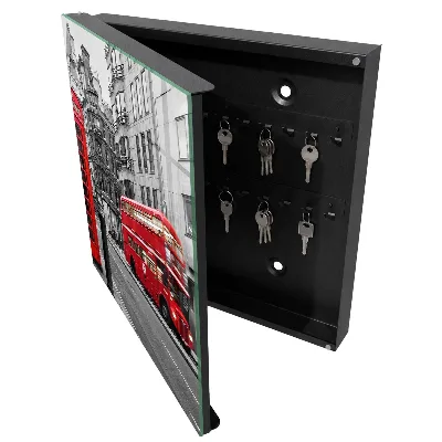 London contrast Wall mounted key box