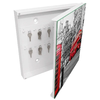 London Wall Mounted Key Box contrast design