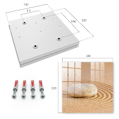 Stone on the sand Key box for wall