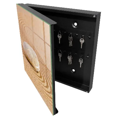 Stone on the sand Key box for wall