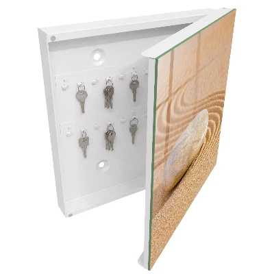 Stone on the sand Key box for wall