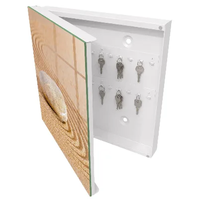 Stone on the sand Key box for wall