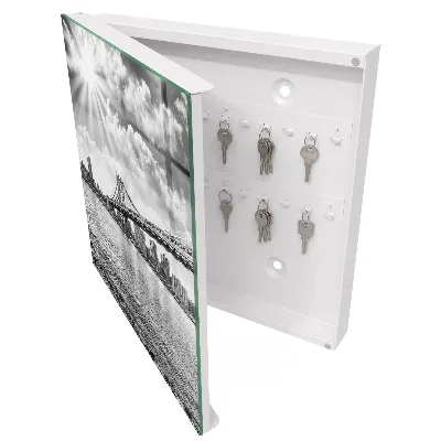City and bridge Wall mounted key box