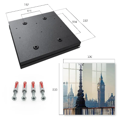 Key cabinet city charm design