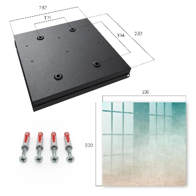 Subtle gradient Key box for wall