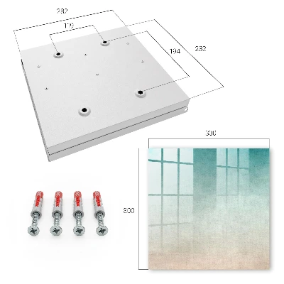 Subtle gradient Key box for wall