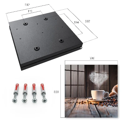 Coffee heart Key cabinet