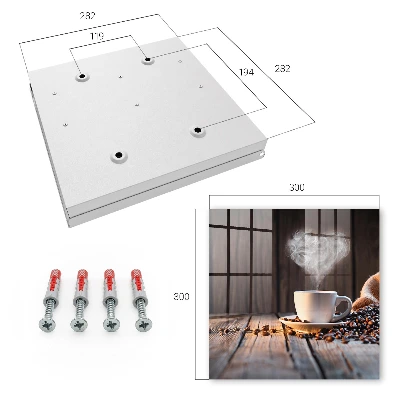 Coffee heart Key cabinet