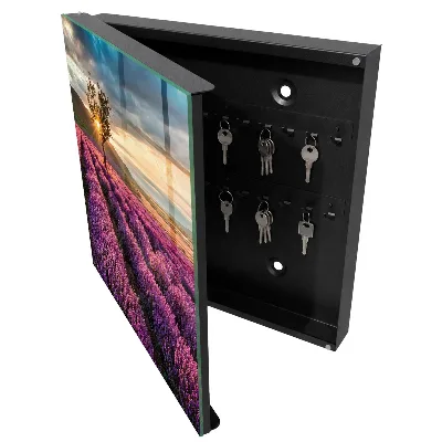 Lavender sunset Key box for wall