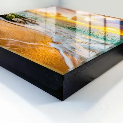 Wall mounted key box sunset finish