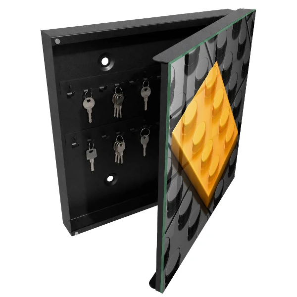 Yellow brick Key cabinet